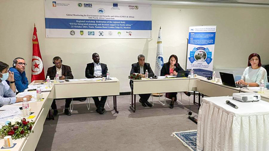  GMES&Africa | Restitution workshop of the regional study on the integration of Earth Observation, Tunis, October 21, 2021