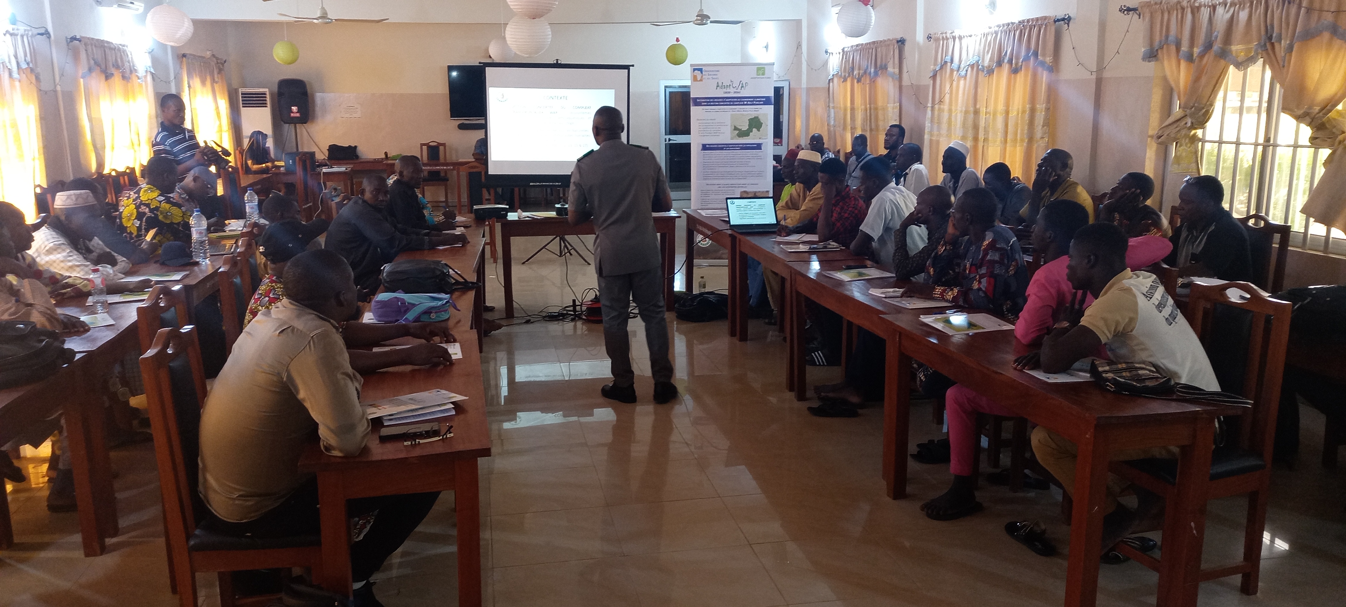 AdaptWAP Benin training on agroforestry and small-scale irrigation technique