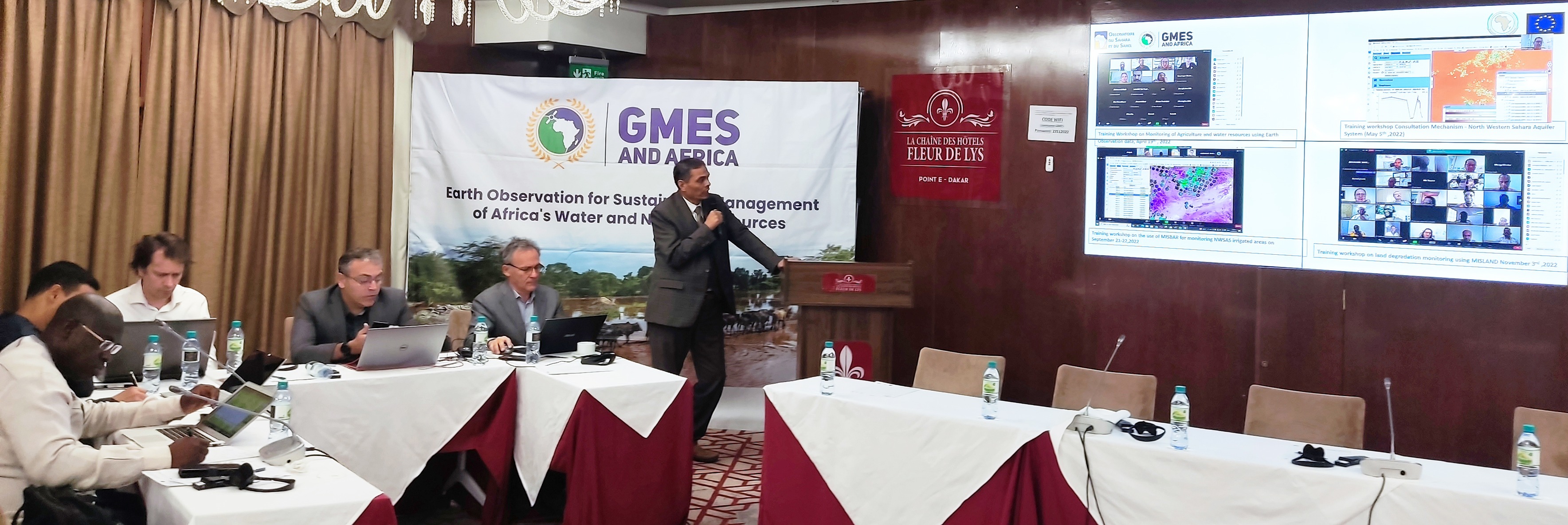 Premier atelier conjoint sur les services de GMES, 23 - 25 novembre 2022 - Dakar