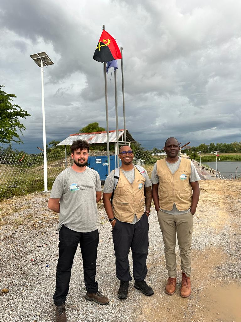 Première mission de supervision du projet ADSWAC, Etape 1 : Angola