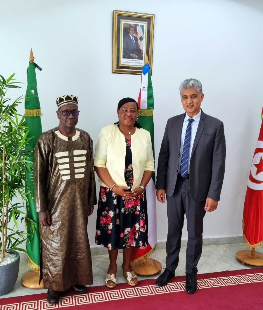 Visite de courtoisie à l’ambassade de la Guinée Equatoriale à Tunis