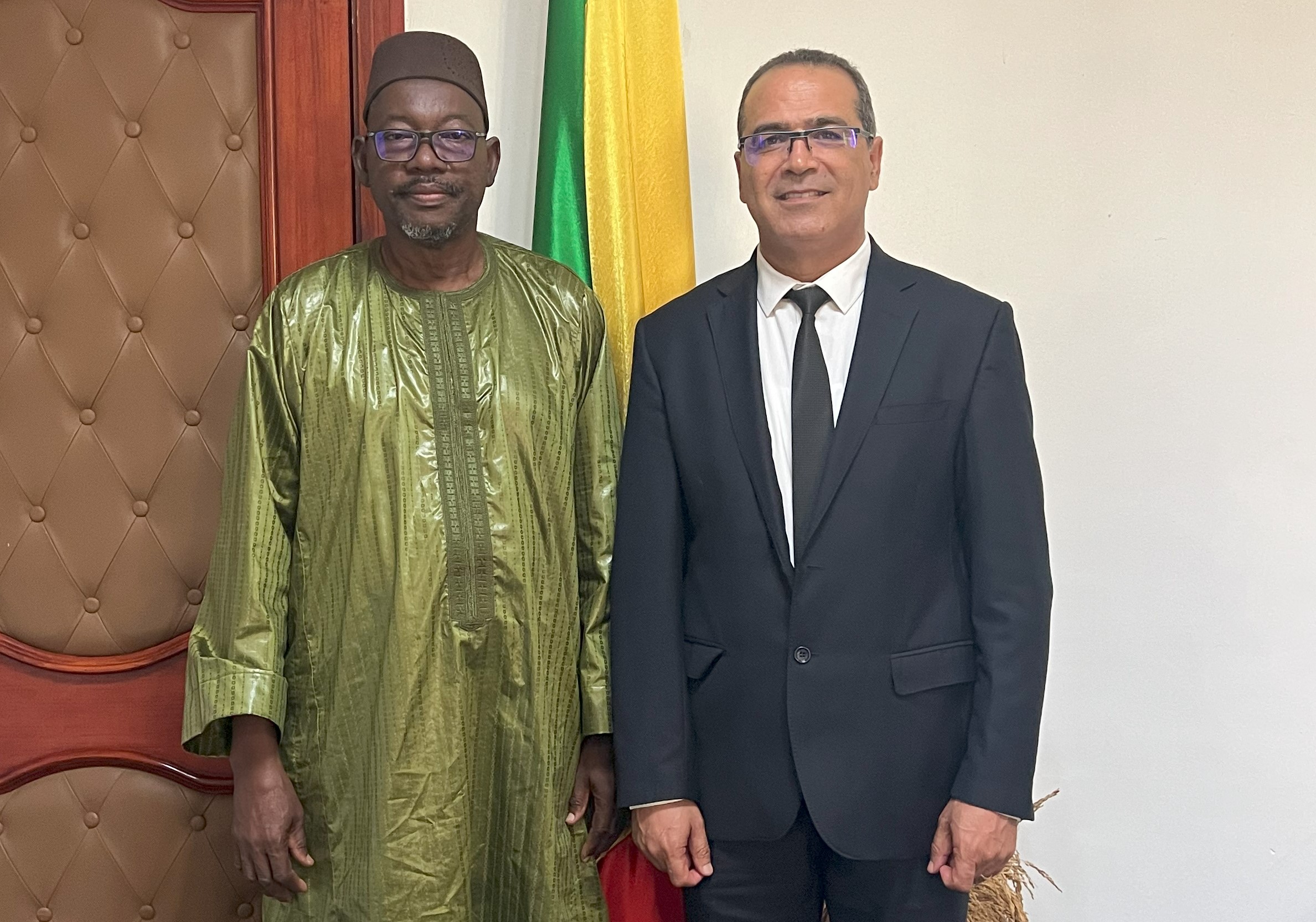 Meeting in Bamako with Mr. Lassine DEMBELE, Minister of Agriculture of Mali