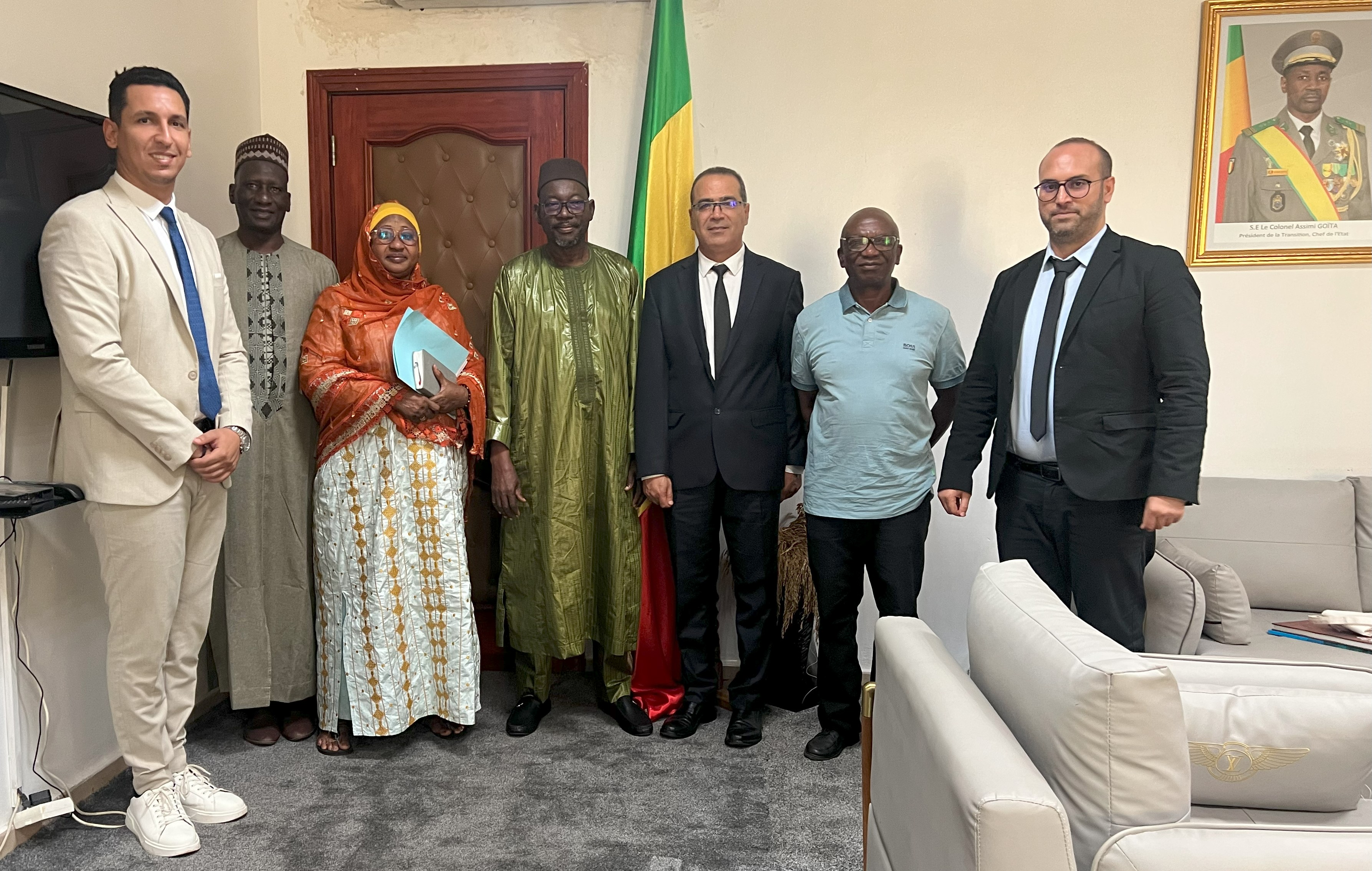  Réunion à Bamako avec Monsieur Lassine DEMBELE, Ministre de l’Agriculture du Mali