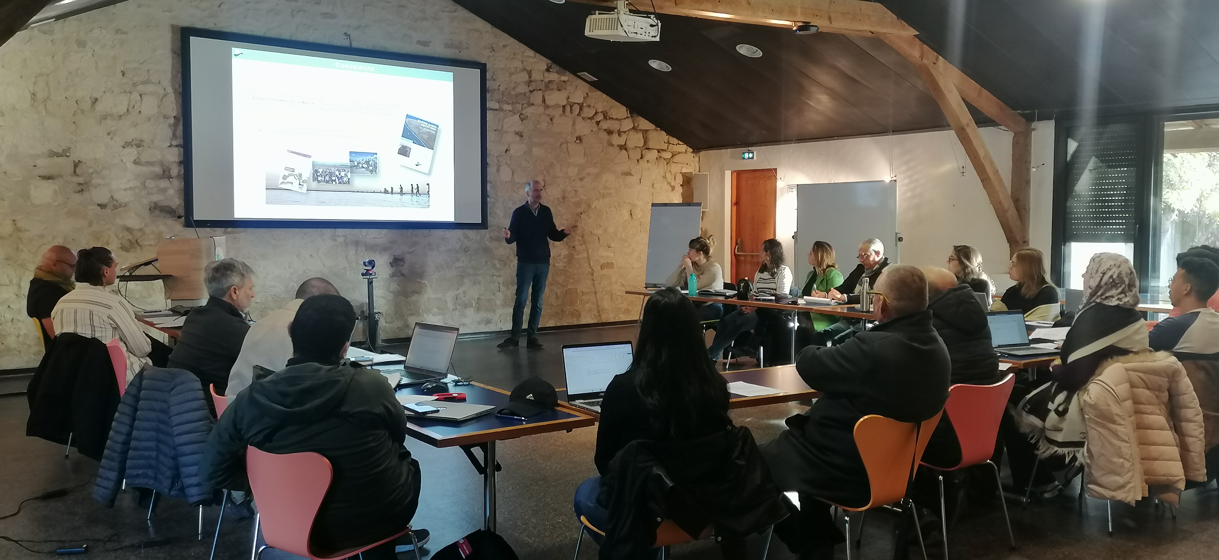 Visite d'étude à La Tour du Valat pour la restauration des zones humides dans le cadre du projet Restore NAW, 23-24 janvier 2024