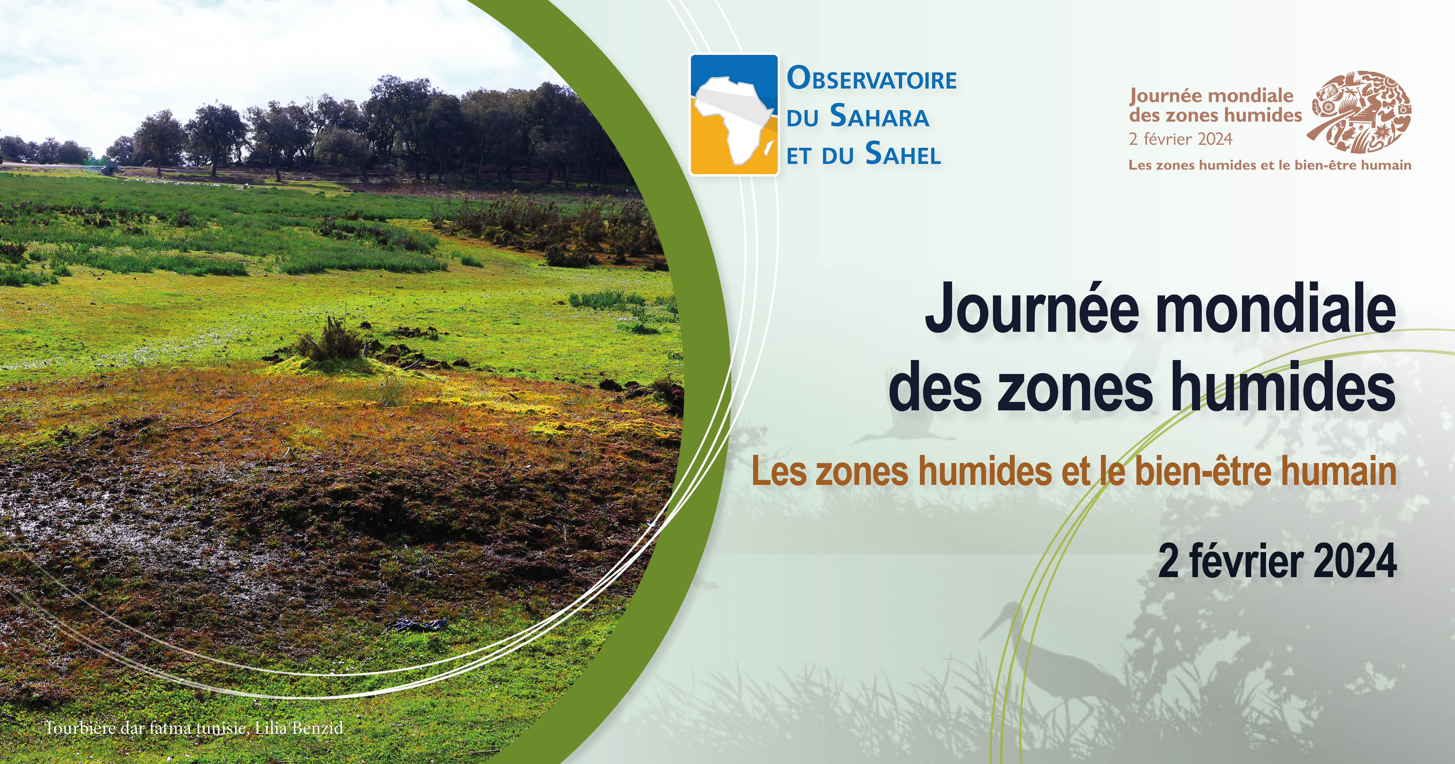 Journée Mondiale des zones humides "Les zones humides, sources de bien-être humain",  2 février 2024