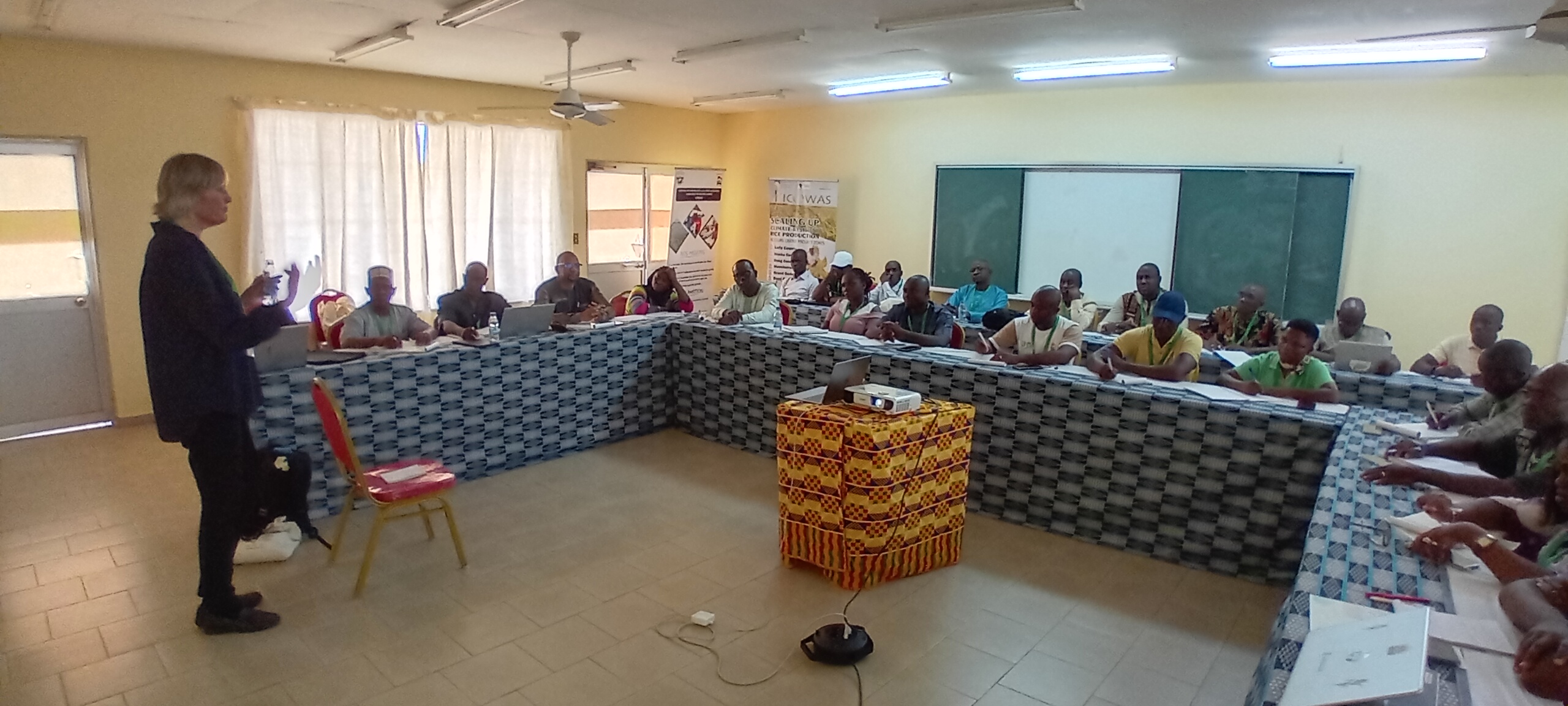 Regional training of trainers’ workshop is being held at the Agricultural Mechanization Training Centre in Grand Lahou, Cote d'Ivoir