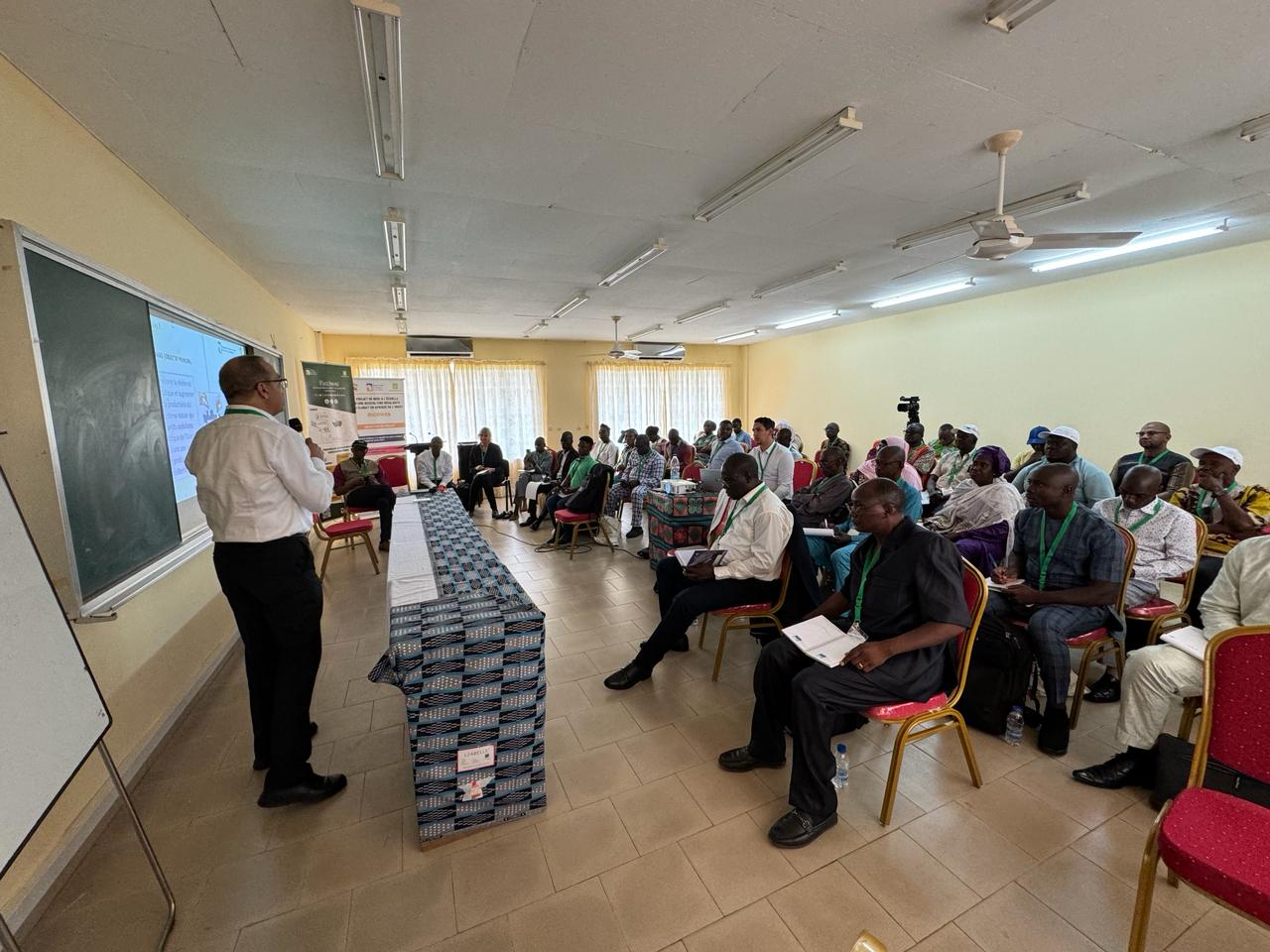 Regional training of trainers’ workshop is being held at the Agricultural Mechanization Training Centre in Grand Lahou, Cote d'Ivoir