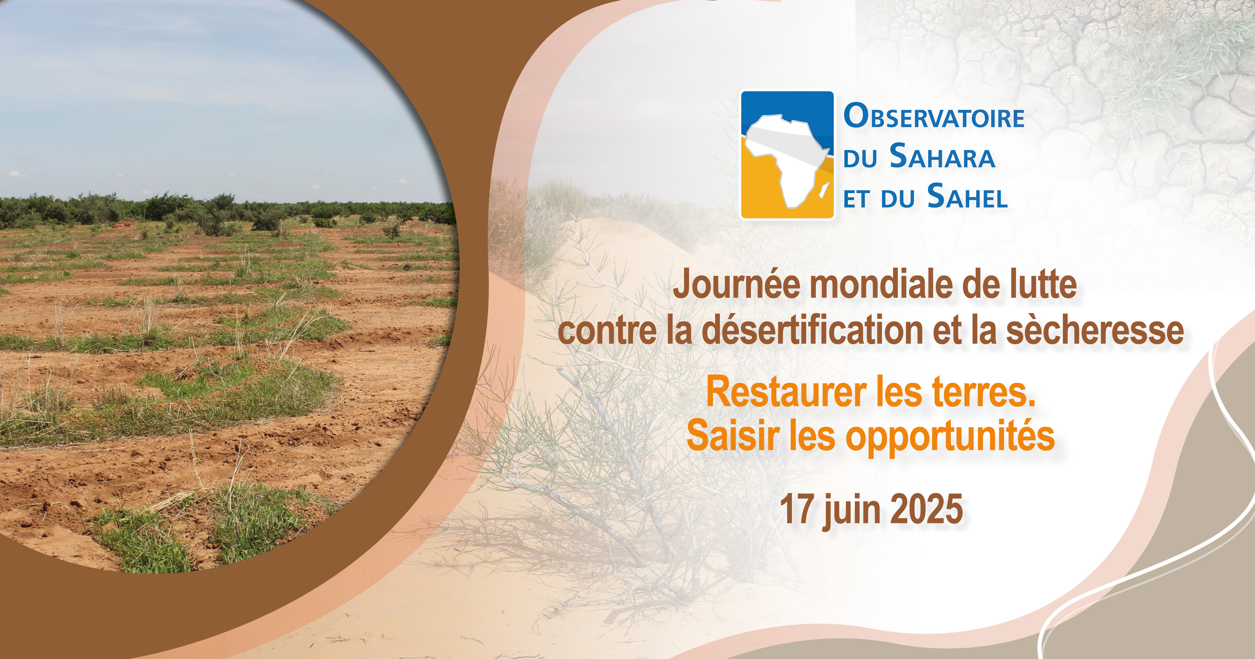 Journée mondiale de lutte contre la désertification et la sécheresse 2025 : Restaurer les terres. Saisir les opportunités.