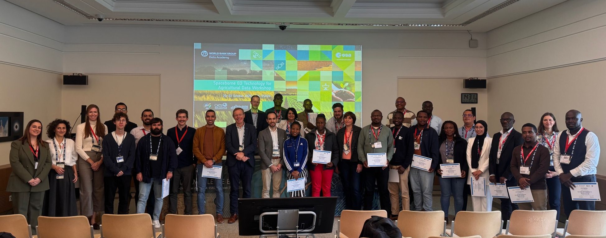 L'OSS à l'atelier ESA-Banque mondiale sur l'Observation de la Terre pour l'agriculture