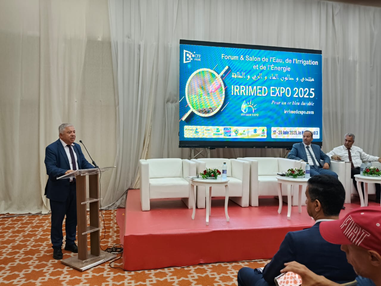 The Sahara and Sahel Observatory highlights water governance issues at IRRIMED EXPO 2025
