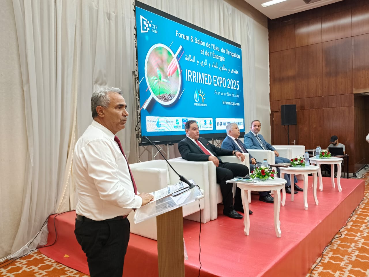 The Sahara and Sahel Observatory highlights water governance issues at IRRIMED EXPO 2025