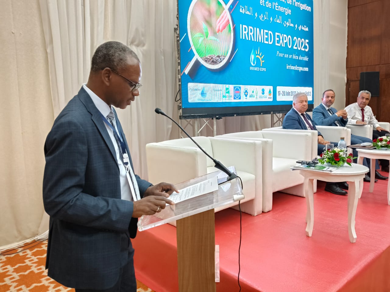 The Sahara and Sahel Observatory highlights water governance issues at IRRIMED EXPO 2025
