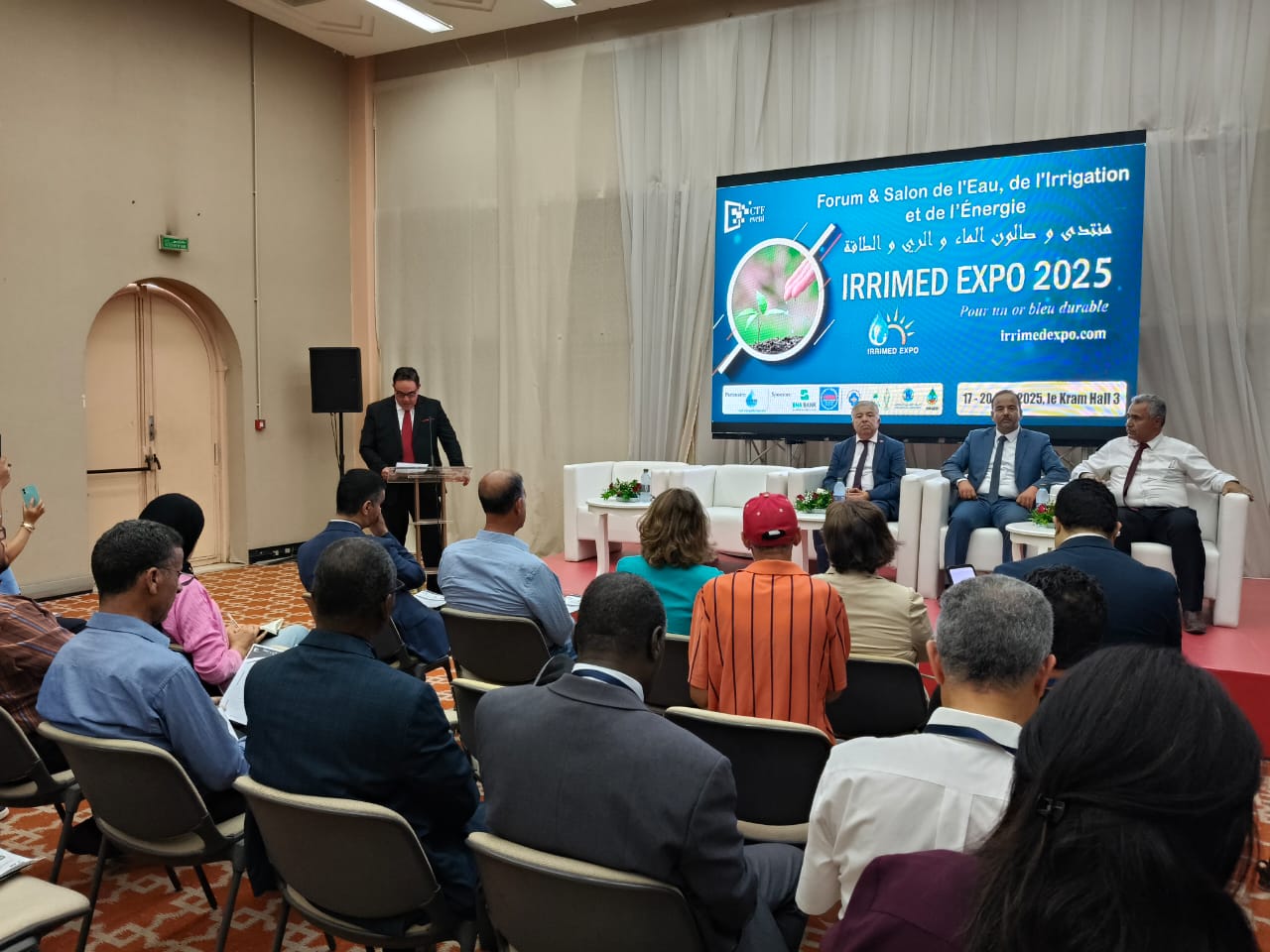 The Sahara and Sahel Observatory highlights water governance issues at IRRIMED EXPO 2025