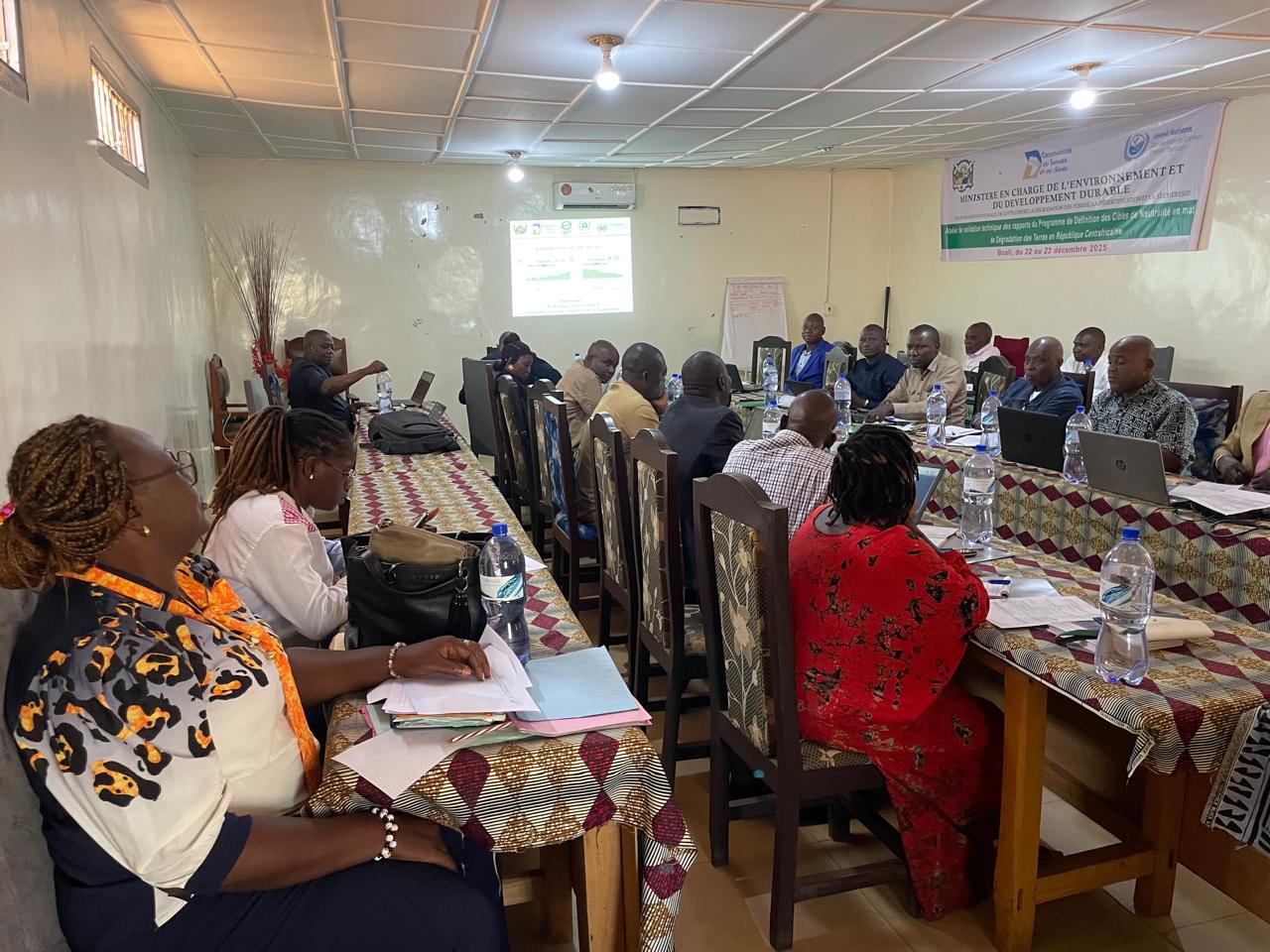  The Central African Republic strengthens its commitment to land degradation neutrality