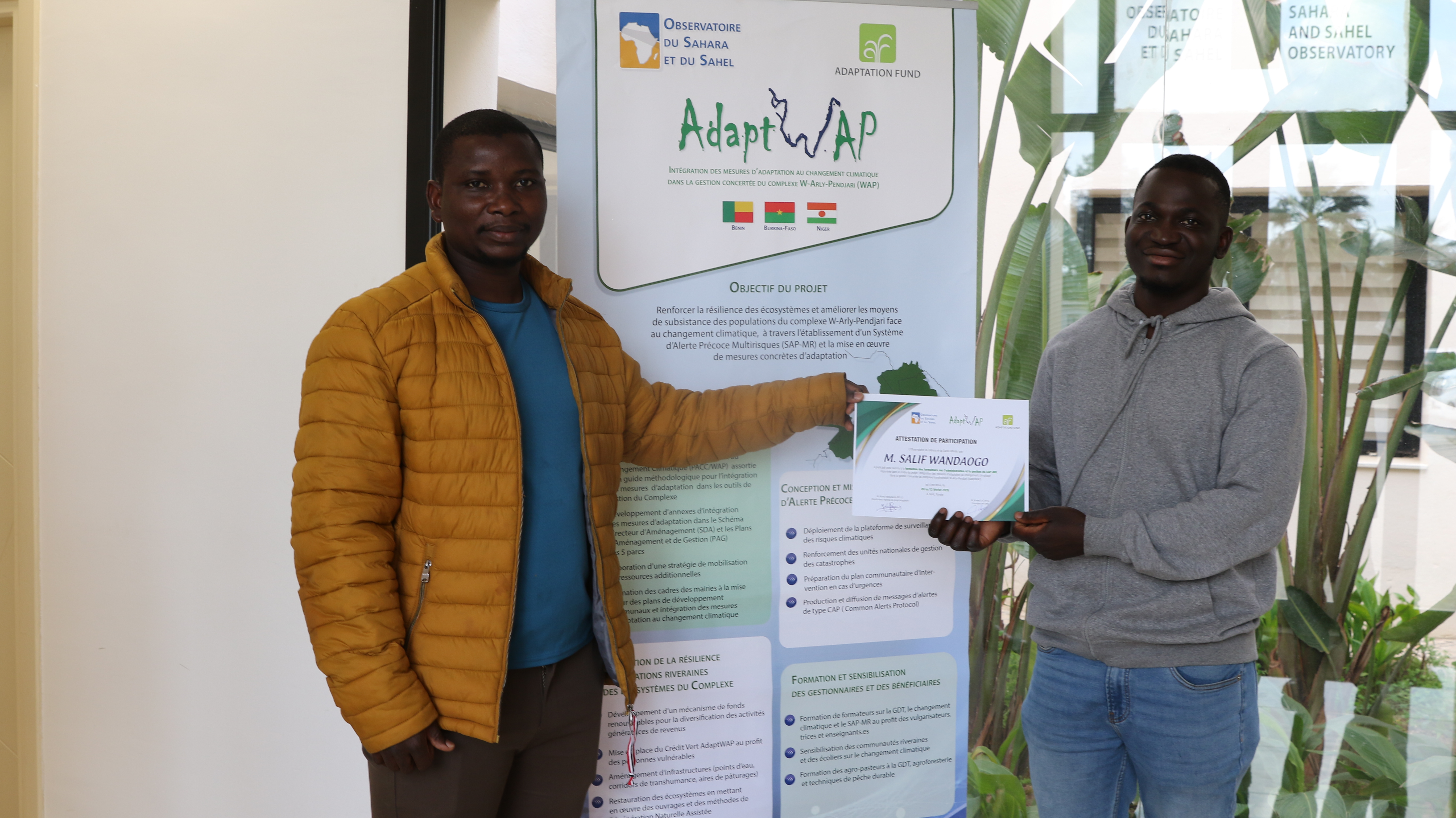 Building the capacities of the WAP Complex countries Ensuring the sustainability of the Multi-Risk Early Warning System (MR-EWS)