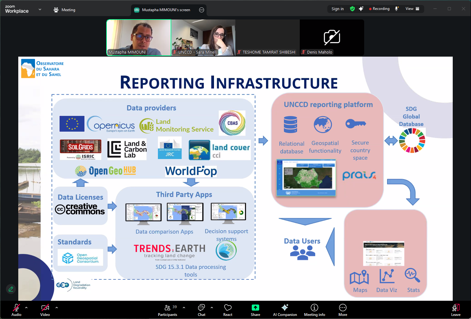 Webinar on Reporting Land Degradation Neutrality to the UNCCD
