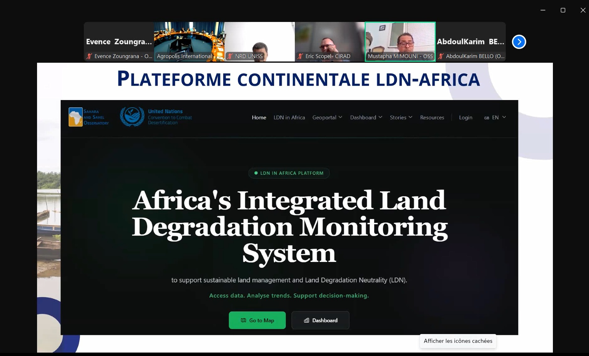 Rapportage national 2026 des indicateurs de la Neutralité en matière de Dégradation des Terres : l’OSS partage son expertise