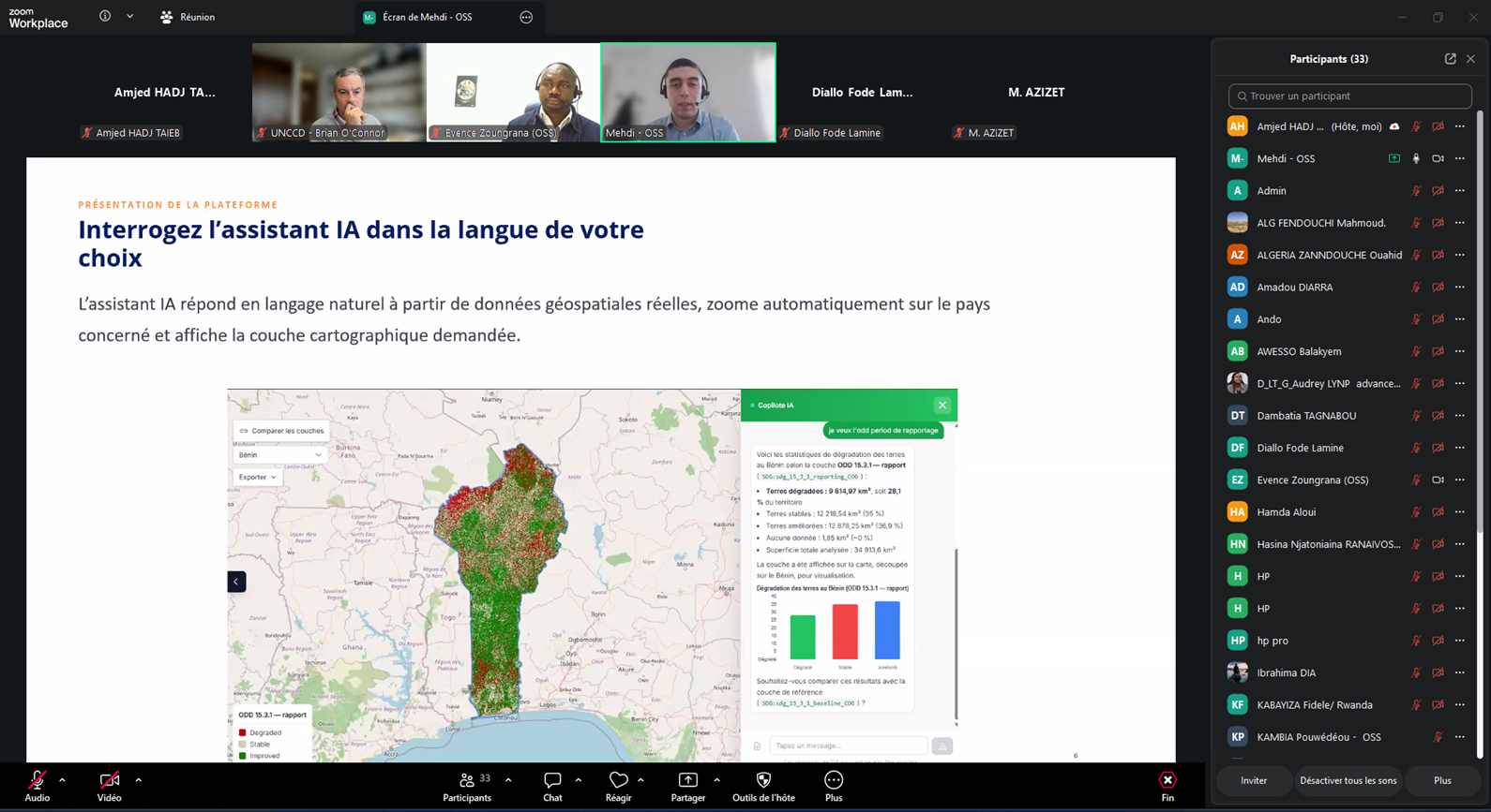 Rapportage 2026 à la CNULCD : l’OSS renforce l’appui aux pays africains avec LDN Afrique