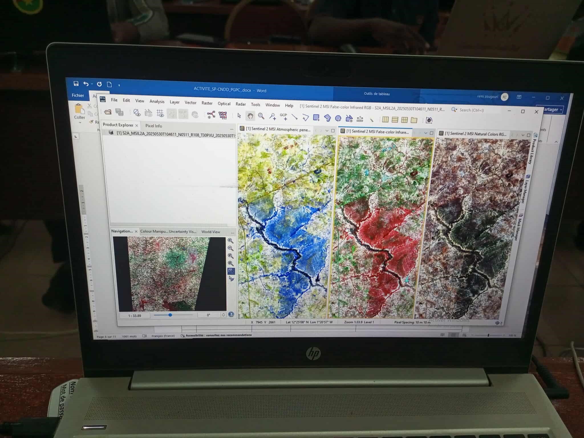 Formation nationale sur l’utilisation des données satellitaires