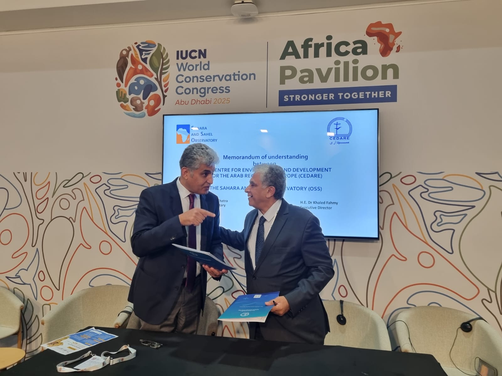  A Framework Cooperation Agreement Signed Between CEDARE and the OSS