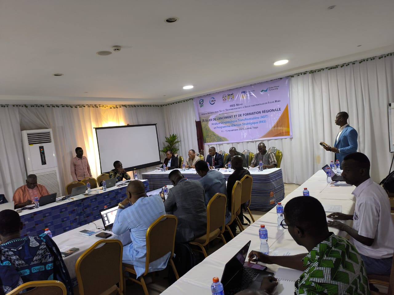 Vers une gouvernance concertée et durable de l’eau du fleuve Mono : lancement du processus ADT/PAS, renforcement des capacités régionales et première réunion du Comité Transfrontalier