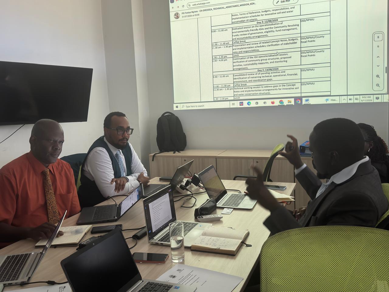 Technical Assistance Mission to Kenya: Accelerating Implementation of the DRESSEA Project and Preparation for the 34th Session of the OSS Executive Board